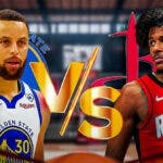 [NBA PLayoffs] Warriors' Stephen Curry vs. Rockets' Jalen Green