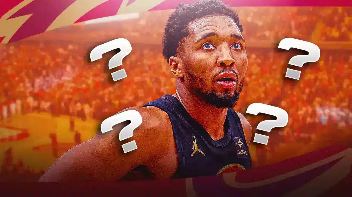 Cavs' Donovan Mitchell with question marks around him