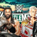 The Rock, Roman Reigns, Cody Rhodes, Seth Rollings, WrestleMania 40 Night 1
