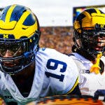 Michigan football, Wolverines, Rod Moore, Rod Moore surgery, Rod Moore injury, Rod Moore with Michigan football stadium in the background