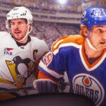 Sidney Crosby and Wayne Gretzky side-by-side.