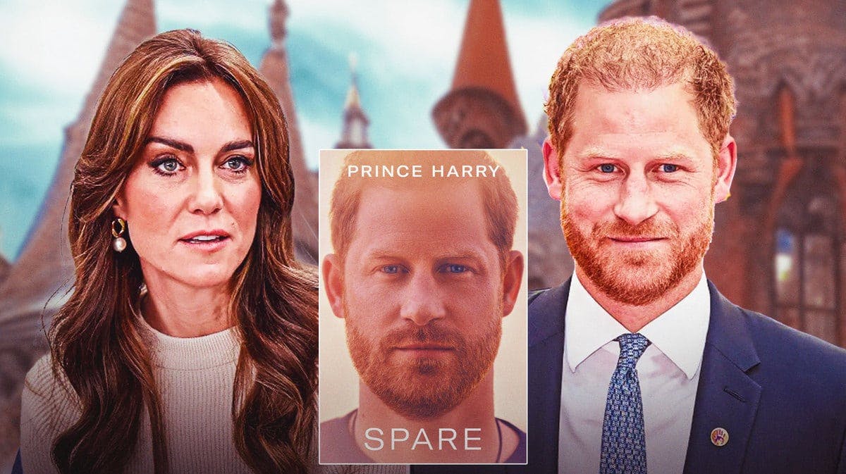 Prince Harry, Spare book and Princess Kate