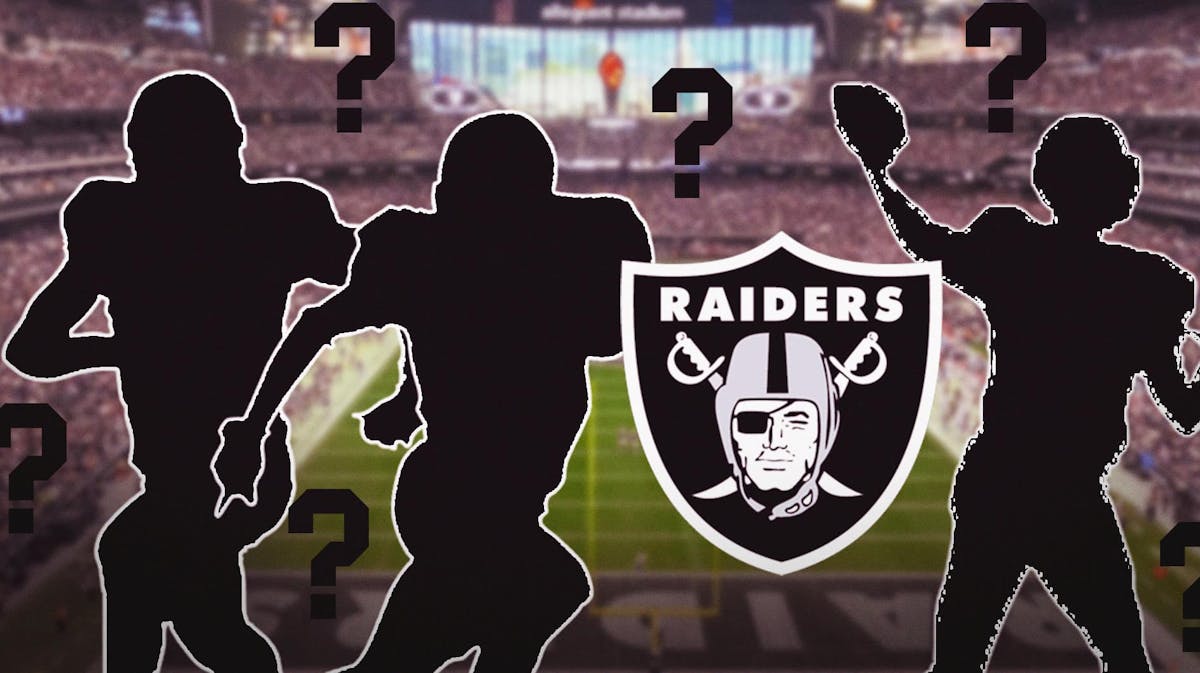 Raiders logo with three players