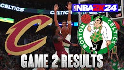 Cavaliers vs. Celtics Game 2 Results According to NBA 2K24
