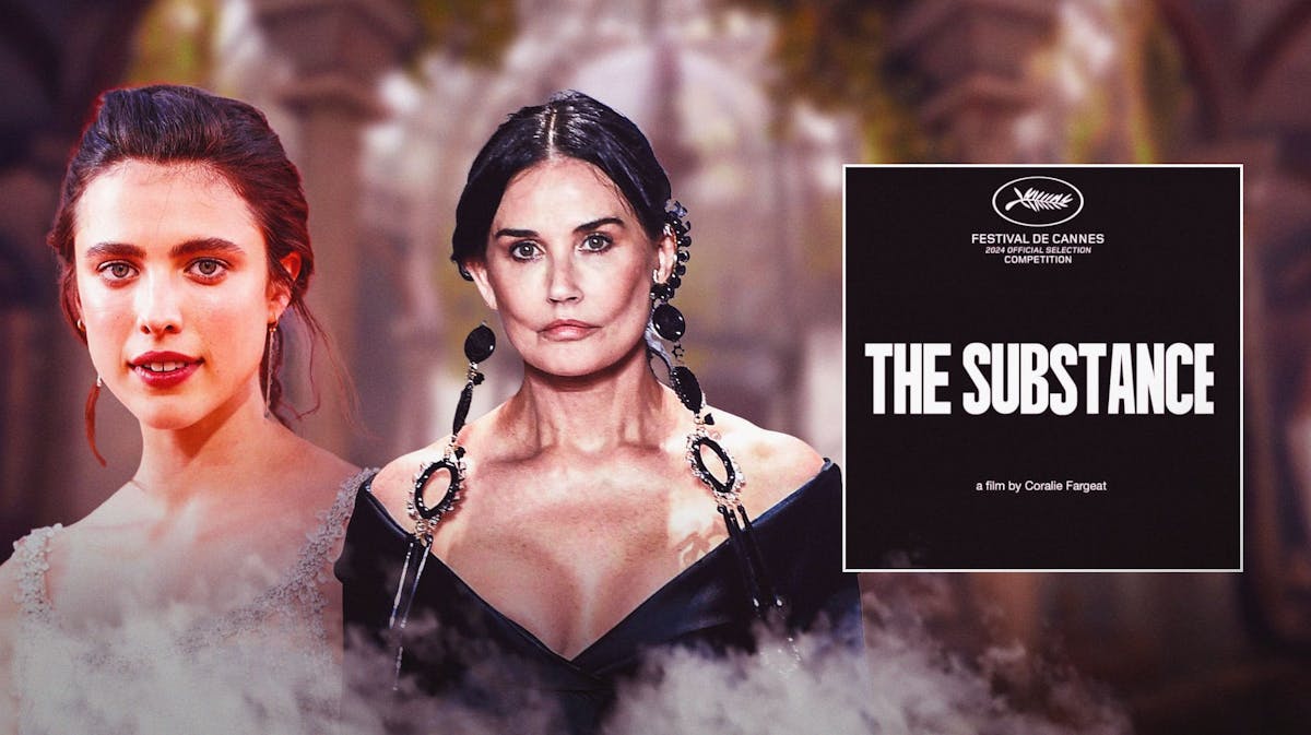Margaret Qualley, Demi Moore, The Substance poster
