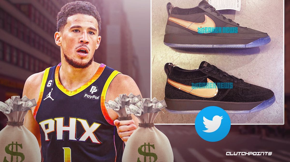 Suns' Devin Booker unveils look at first signature Nike shoe