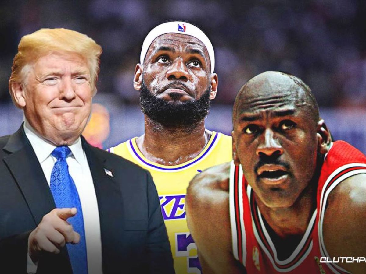 foragte vin broderi NBA news: Donald Trump picks Michael Jordan over LeBron James